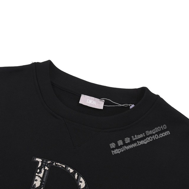 Dior專櫃迪奧2023FW新款刺繡圓領衛衣 男女同款 tzy3179